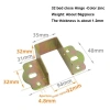 Bản lề giường DARON Lắp đặt nhanh khung cố định dày 11mm giường ổn định chất lượng cao phụ kiện ốc vít 8