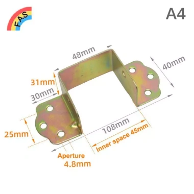 Bản lề giường Thiên Móc mã góc - Hỗ trợ dầm kim loại, phụ kiện VN, giá 42.900 VND 14