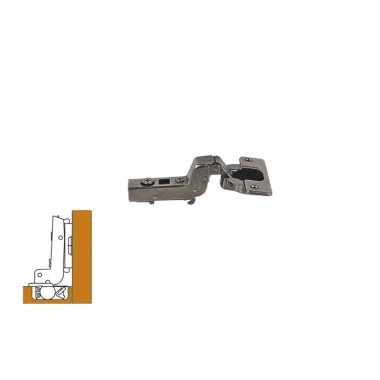 Bản lề Hafele màu đen 315.20.752 - Giảm chấn, giá chỉ 50.600đ, chất lượng cao cho tủ 7