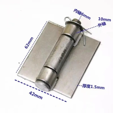 Bản Lề Hàn Dày Hạng Nặng OP6R - Ngăn, Loại Bỏ, Dùng cho Cửa Sắt, Giá 441.256 VND