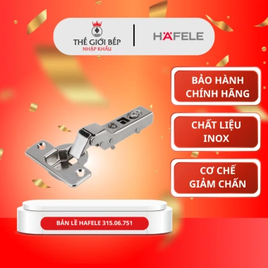 Bản Lề Inox HAFELE Cong 315.06.751 Chống Gỉ Sét, Đóng Mở Êm Ái - Giá 46.902₫