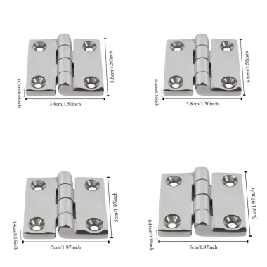 Bản lề mông thép không gỉ NLINNI 38‑50mm 4 lỗ, chịu lực nặng, chỉ 111,100₫ 2