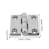 Bản lề mông thép không gỉ NLINNI 38‑50mm 4 lỗ, chịu lực nặng, chỉ 111,100₫ 10