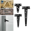 Bản lề T màu đen hạng nặng 6 cái - Dây đeo cửa shed, chuồng, giá 115.500đ
