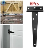 Bản lề T màu đen hạng nặng 6 cái - Dây đeo cửa shed, chuồng, giá 115.500đ 2