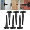 Bản lề T màu đen hạng nặng 6 cái - Dây đeo cửa shed, chuồng, giá 115.500đ 4