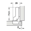Bản Lề Trùm Ngoài, Trùm Nửa, Lọt Lòng Hafele Metalla SM 110° giá chỉ 39.100 VND giảm 8.820 VND 7