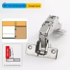 Bản lề tủ 165/180° bộ đệm thủy lực giảm chấn im lặng, điều chỉnh cho tủ bếp, tủ quần áo cửa 3D