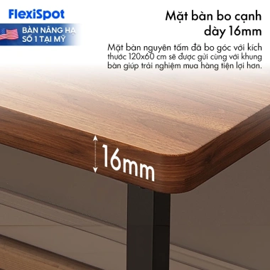 Bàn Nâng Hạ DERGO FlexiSpot FQ2-1.260 - 4 vị trí nhớ, giảm 500K, giá 3.150.000₫ 7