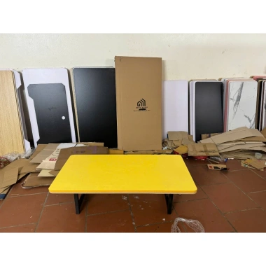 Bàn ngồi bệt kiểu Nhật gấp gọn đa năng, gỗ chắc chịu tải cao, bo tròn 4 góc - 300.000 VND