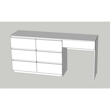 Bàn phấn & trang điểm d1.500 C75 R35 - Thiết kế sang trọng, giá ưu đãi 3,795,000₫ 8