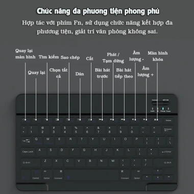 Bàn phím Bluetooth 10" + Bộ chuột, Bluetooth 3.0 cho máy tính bảng - 75.000₫ 2 Bàn phím Bluetooth 10" + Bộ chuột, Bluetooth 3.0 cho máy tính bảng - 75.000₫ 2
