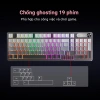 Bàn phím Bluetooth 2.4G FURYCUBE IP98 PRO - LED RGB, không ồn, hỗ trợ USB, game & văn phòng, giảm còn 459.000₫ 7