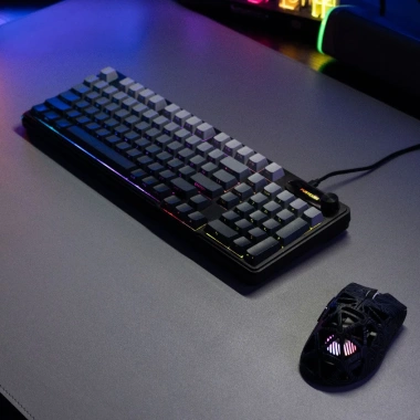 Bàn phím Bluetooth 2.4G FURYCUBE IP98 PRO - LED RGB, không ồn, hỗ trợ USB, game & văn phòng, giảm còn 459.000₫