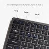 Bàn phím Bluetooth 3 thiết bị + 2.4G không dây Full Size, gõ êm, sạc Type‑C, 400.000₫ 3