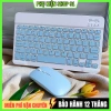 Bàn phím Bluetooth 5.0 10 inch, chuột không dây, phạm vi 10m, bộ đôi tiện lợi