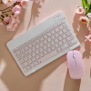 Bàn phím Bluetooth 5.0 10 inch, chuột không dây, phạm vi 10m, bộ đôi tiện lợi 6