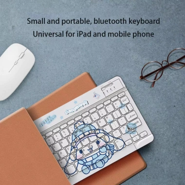Bàn phím Bluetooth 78 phím mini + chuột không dây – Combo mỏng cho iPad, Android, Laptop, giá 119k, giảm 22%