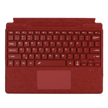 Bàn phím Bluetooth cho Surface Pro 8-11/X, miếng lót cảm ứng, đèn nền, vỏ cao cấp