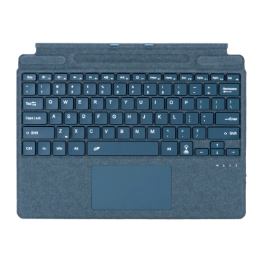 Bàn phím Bluetooth cho Surface Pro 8-11/X, miếng lót cảm ứng, đèn nền, vỏ cao cấp