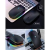 Bàn Phím Bluetooth + Chuột BT5.1 Đèn LED - Giá 85.000, dùng cho PC, Tablet, iPad, Smartphone 6