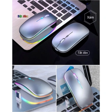 Bàn Phím Bluetooth + Chuột BT5.1 Đèn LED - Giá 85.000, dùng cho PC, Tablet, iPad, Smartphone 7 Bàn Phím Bluetooth + Chuột BT5.1 Đèn LED - Giá 85.000, dùng cho PC, Tablet, iPad, Smartphone 7