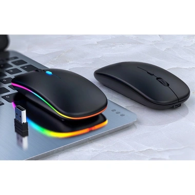 Bàn Phím Bluetooth + Chuột BT5.1 Đèn LED - Giá 85.000, dùng cho PC, Tablet, iPad, Smartphone