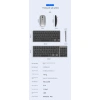 Bàn Phím Bluetooth & Chuột Không Dây Nhỏ Gọn - Kết Nối Dễ Dàng, Thiết Kế Tinh Tế, Giá Ưu Đãi 339k 4