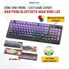 Bàn phím Bluetooth Free Wolf M96 không dây, LED 2 mode, núm xoay, chỉ 559.000₫