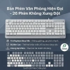 Bàn Phím Bluetooth FreeWolf M104 4.000mAh 3 Chế Độ Kết Nối LED RGB - Gõ Êm Giá Ưu Đãi 569k 8
