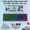 Bàn phím Bluetooth FreeWolf M104 LED RGB, pin 4.000mAh, gõ êm giảm ồn - 599.000 6