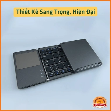 Bàn Phím Bluetooth Gập Gọn AB033 - Sang Trọng, Mỏng Nhẹ, Hiệu Năng Mạnh Mẽ, 520k