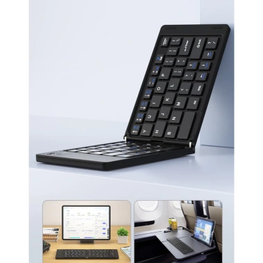 Bàn phím Bluetooth gập gọn, hỗ trợ Windows, Mac, iOS, Android – kết nối điện thoại, laptop, tablet