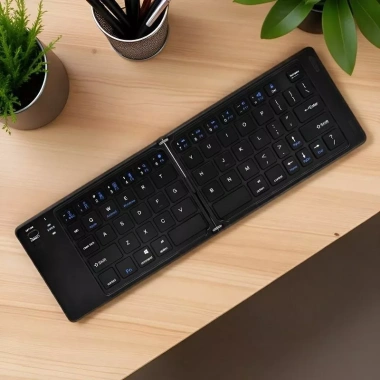 Bàn phím Bluetooth gập gọn, hỗ trợ Windows, Mac, iOS, Android – kết nối điện thoại, laptop, tablet