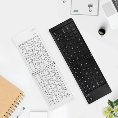 Bàn phím Bluetooth gập gọn, hỗ trợ Windows, Mac, iOS, Android – kết nối điện thoại, laptop, tablet