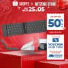 Bàn phím Bluetooth gấp gọn mini không dây, đa năng cho laptop tablet điện thoại