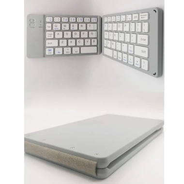 Bàn phím Bluetooth gấp gọn mini không dây, đa năng cho laptop tablet điện thoại 5 Bàn phím Bluetooth gấp gọn mini không dây, đa năng cho laptop tablet điện thoại 5