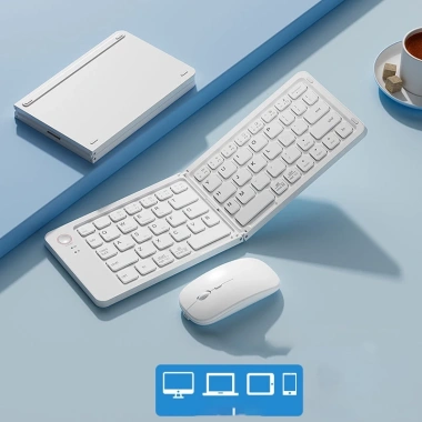 Bàn phím Bluetooth gập gọn Windows Mac iOS Android – Kết nối nhanh điện thoại, tablet, giá 245.000₫