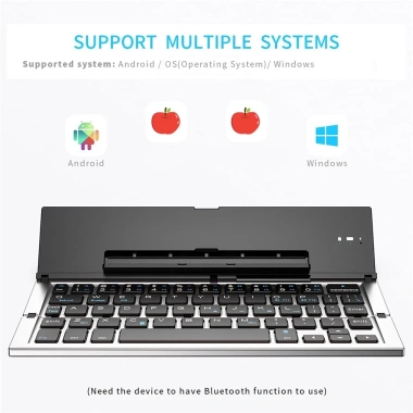 Bàn phím Bluetooth gấp Jomaa không dây, sạc lại, bỏ túi cho điện thoại và Pad - Giá 751.062₫ 5
