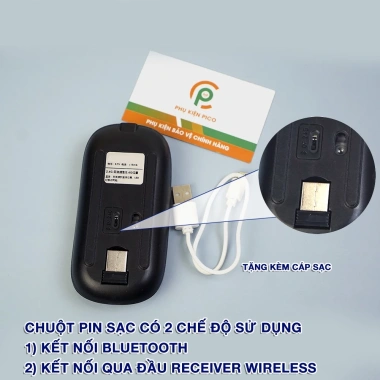 Bàn phím Bluetooth hồng nhẹ + chuột không dây di động cho iPad, Android, Laptop Samsung, Xiaomi - Giá 139.000 VND