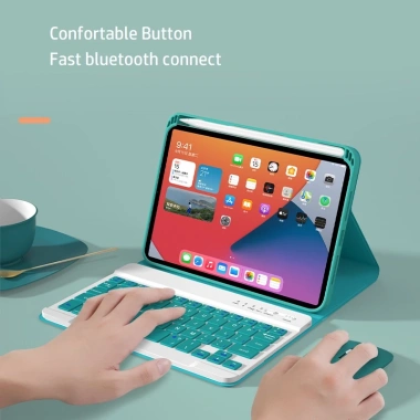 Bàn phím Bluetooth iPad Mini 6 & Pro – Vỏ tích hợp khe cắm bút, giảm còn 320.000₫