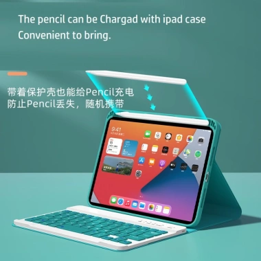 Bàn phím Bluetooth iPad Mini 6 & Pro – Vỏ tích hợp khe cắm bút, giảm còn 320.000₫