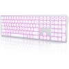 Bàn phím Bluetooth Jomaa RGB không dây, kích thước đầy đủ, sạc lại, đèn nền cho PC & Tablet - 694,100₫ 10
