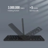 Bàn phím Bluetooth không dây 3 thiết bị - sạc lại cho điện thoại, máy tính bảng, Windows, 737k 8