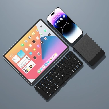 Bàn phím Bluetooth không dây 3 thiết bị - sạc lại cho điện thoại, máy tính bảng, Windows, 737k