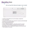 Bàn phím Bluetooth không dây 78 phím Slim Hàn Quốc – Nhẹ, giá 240.900₫ 2