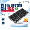Bàn phím Bluetooth không dây BOSSTECH K580 – Kết nối 4 thiết bị, gõ êm, pin sạc, dùng cho iPhone, Tablet, Laptop, Mac