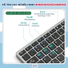 Bàn phím Bluetooth không dây BOSSTECH K580 – Kết nối 4 thiết bị, gõ êm, pin sạc, dùng cho iPhone, Tablet, Laptop, Mac 9