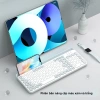 Bàn phím Bluetooth không dây cao cấp, 2 chế độ, phím tròn cho điện thoại và máy tính bảng - Giá ưu đãi 452.229₫ 10