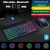 Bàn phím Bluetooth không dây LED RGB - Nhỏ gọn, tương thích điện thoại, iPad, laptop, PC, giảm còn 145k